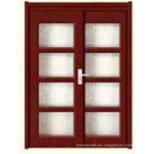 Puerta de MDF PVC puerta con los vidrio esmerilado (JKD-M698) de China Top 10 marca